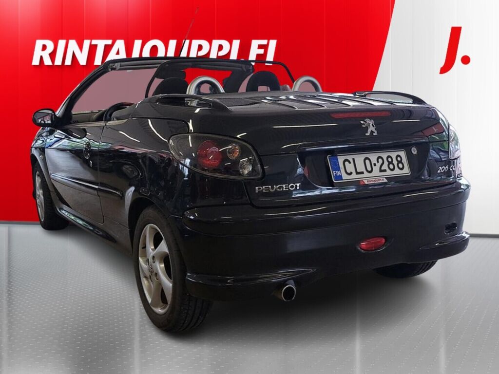 Peugeot 206 2006 Musta