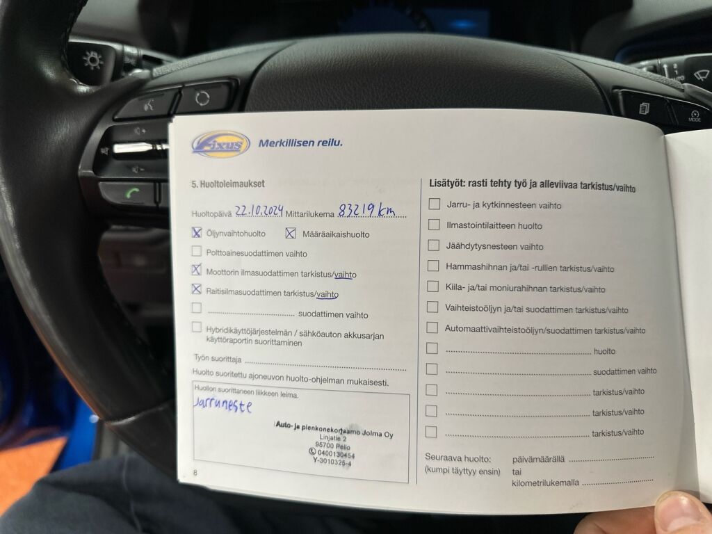 Hyundai IONIQ hybrid 2018 Sininen