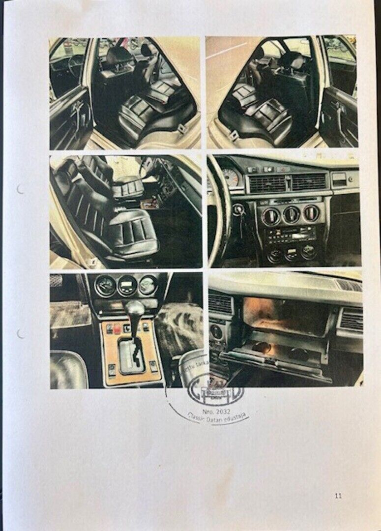 Mercedes-Benz 190 1986 Harmaa