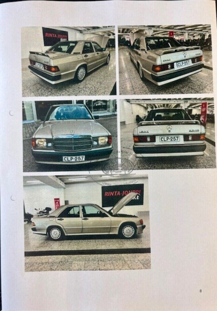 Mercedes-Benz 190 1986 Harmaa