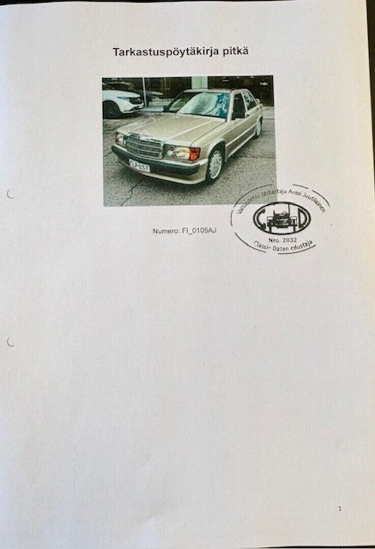 Mercedes-Benz 190 1986 Harmaa
