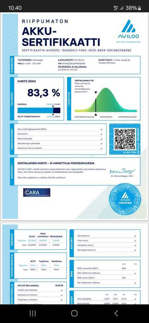 Volkswagen Golf 2015 Valkoinen