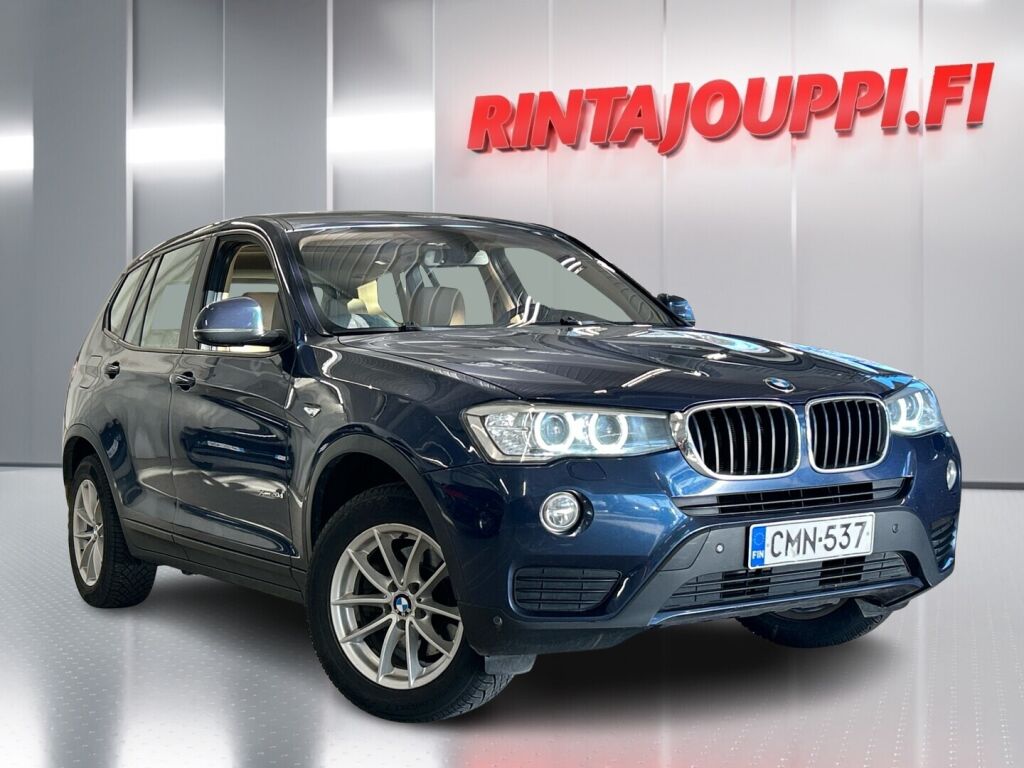 BMW X3 2016 Met. Sininen