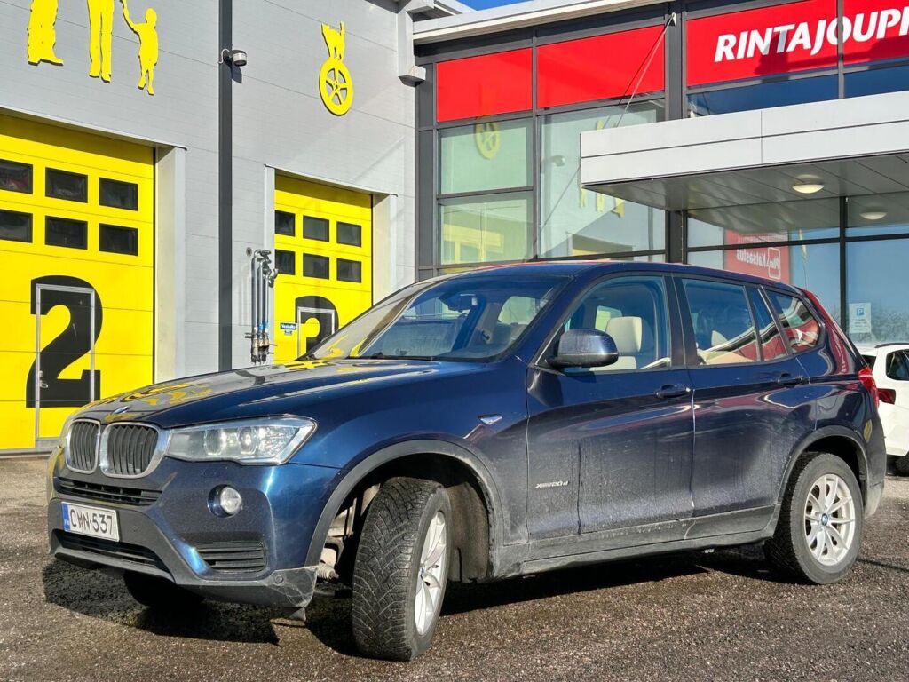 BMW X3 2016 Met. Sininen