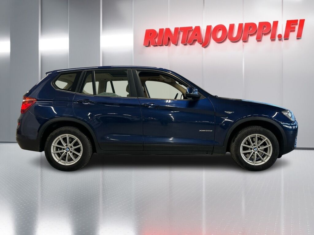 BMW X3 2016 Met. Sininen