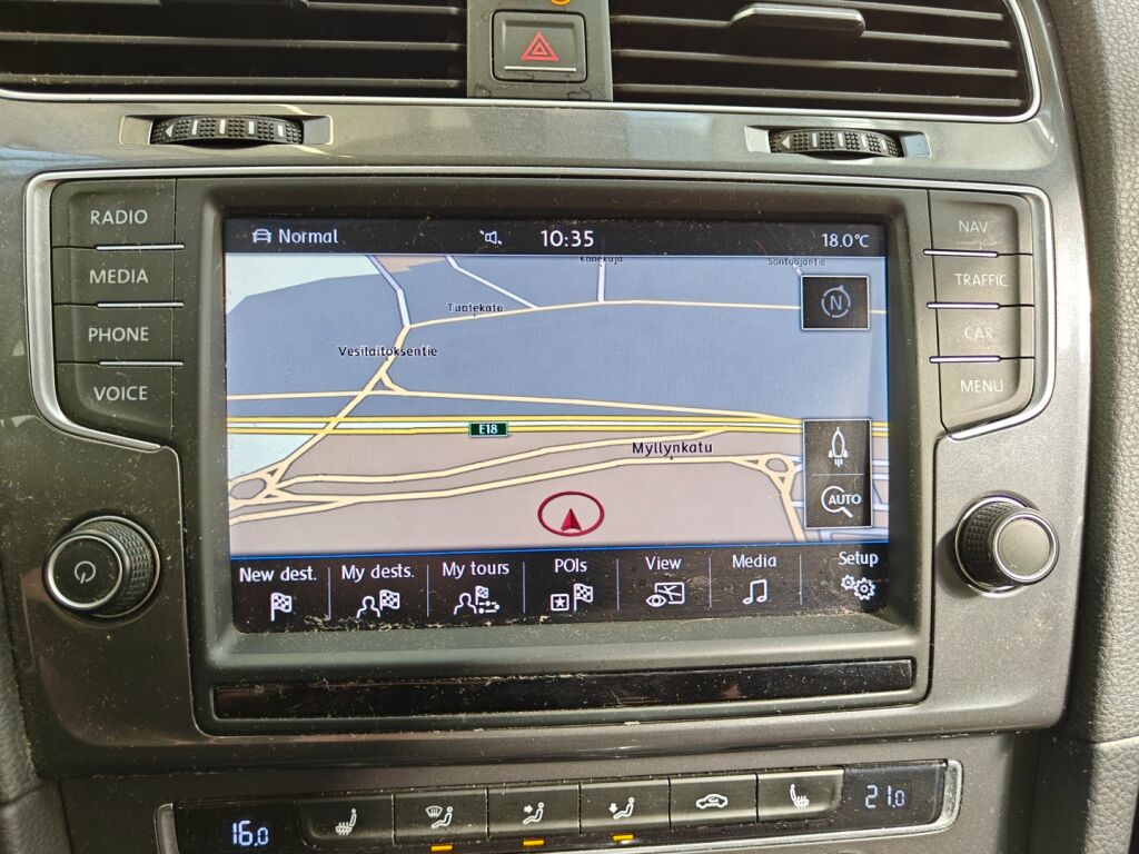 Volkswagen Golf 2015 Sininen