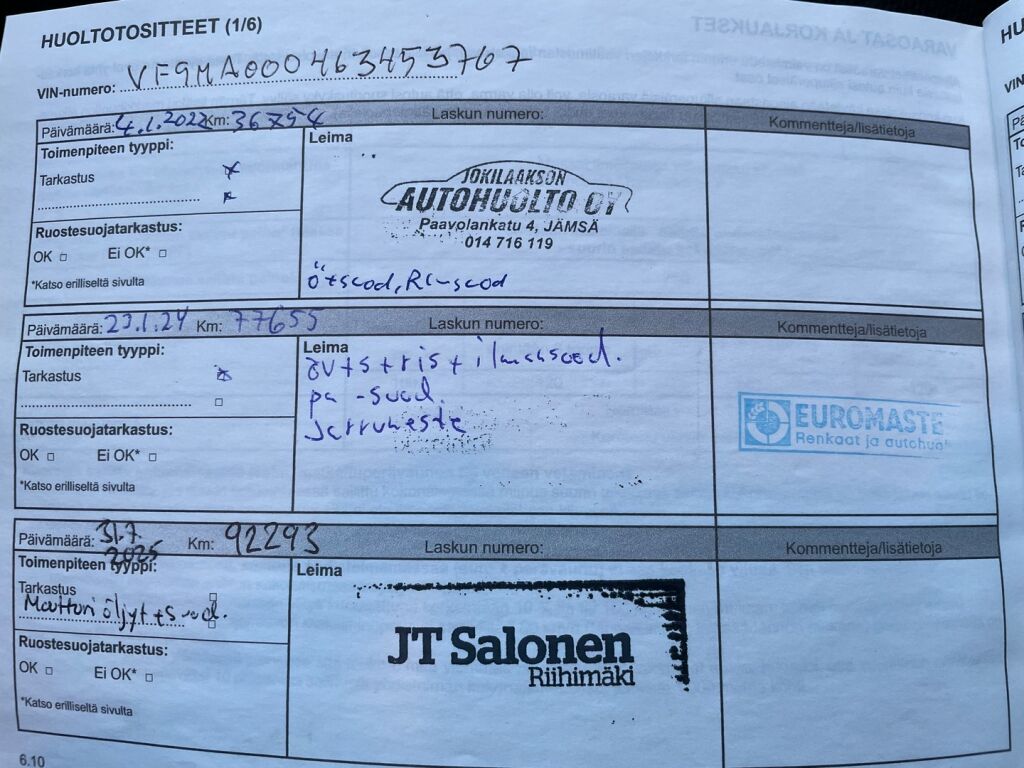 Renault Master 2020 Valkoinen