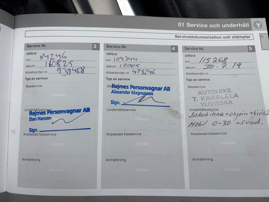 Volvo V70 2014 Sininen