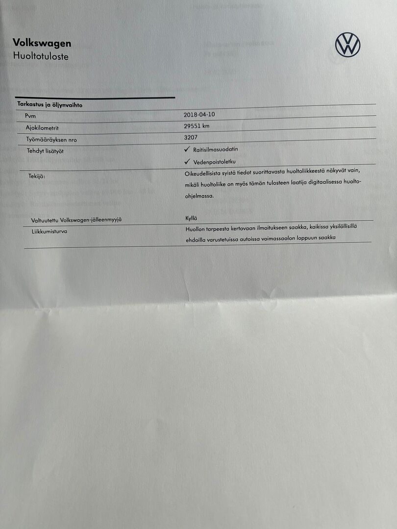 Volkswagen Passat 2017 Valkoinen