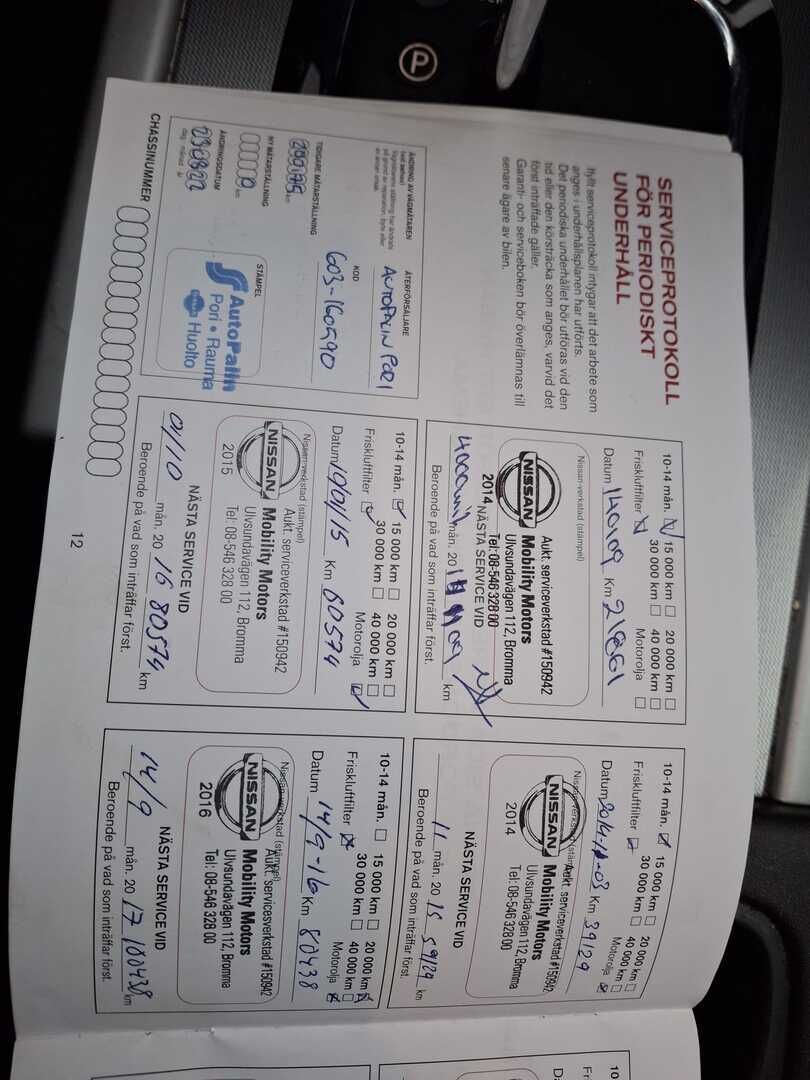 Nissan Navara 2012 Valkoinen