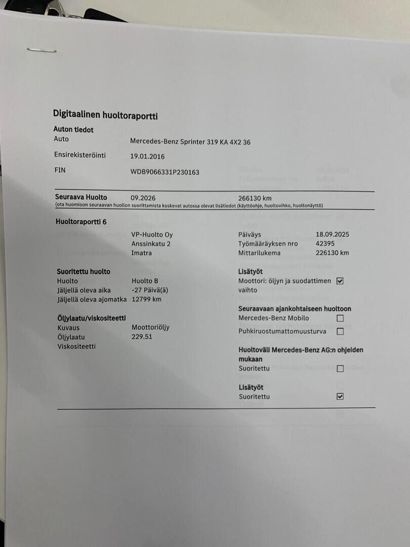 Mercedes-Benz Sprinter 2016 