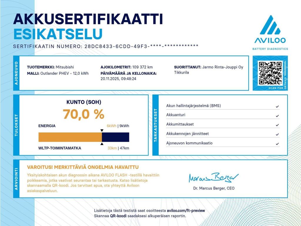 Mitsubishi Outlander PHEV 2018 Musta