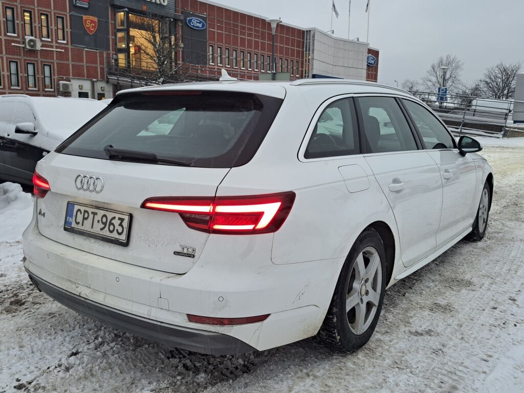 Audi A4 2018 Valkoinen