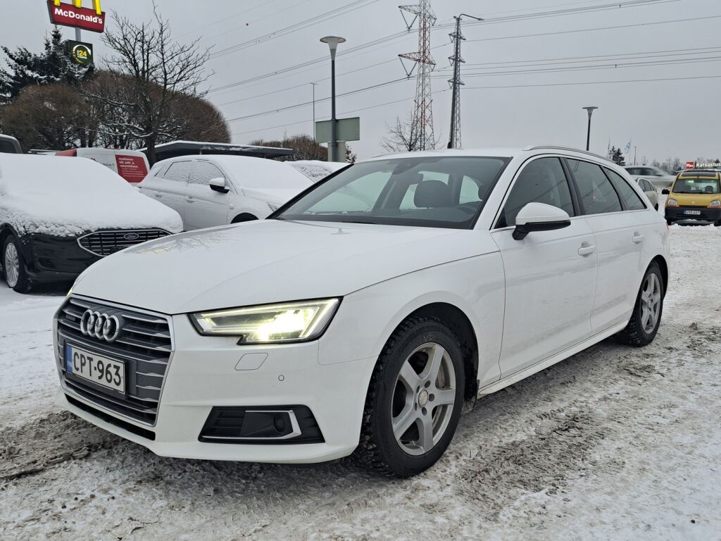 Audi A4 2018 Valkoinen