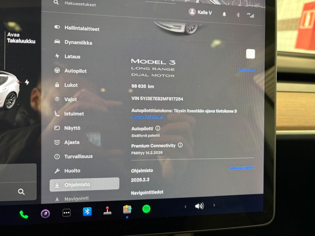 Tesla Model 3 2021 Valkoinen