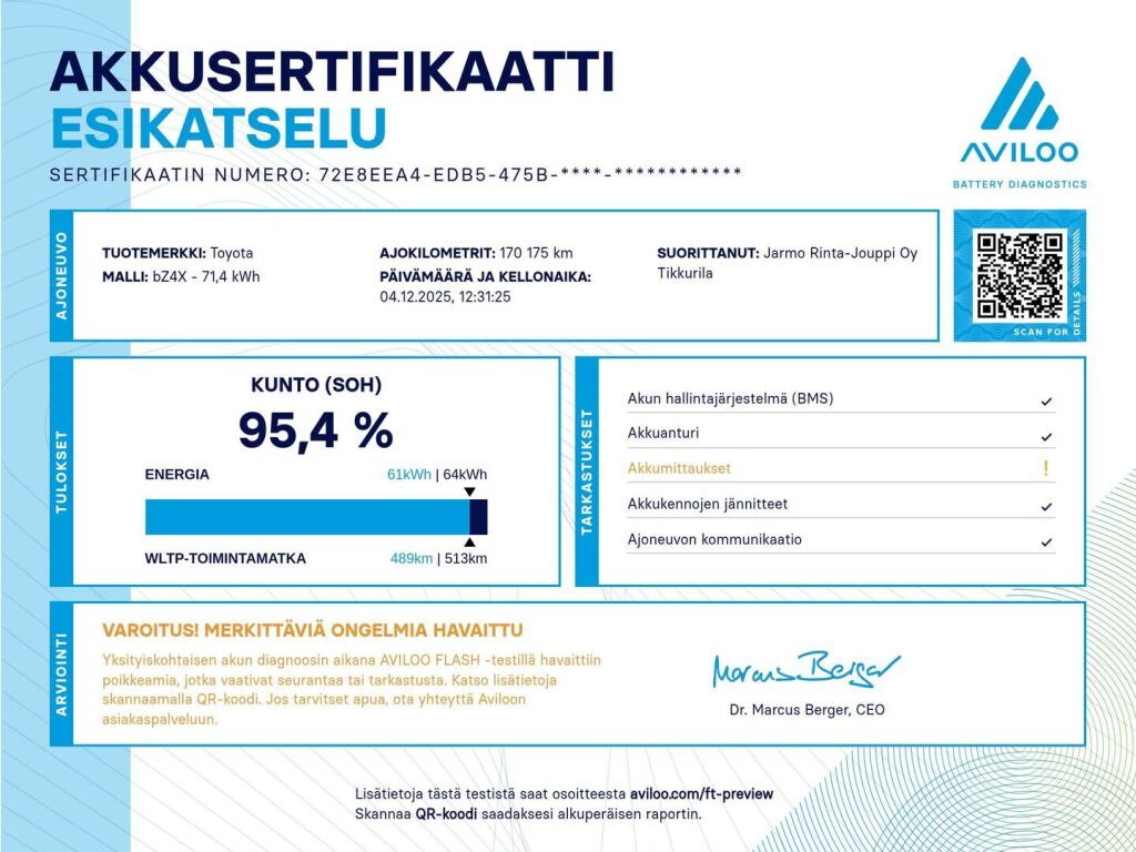 Toyota bZ4X 2023 Musta