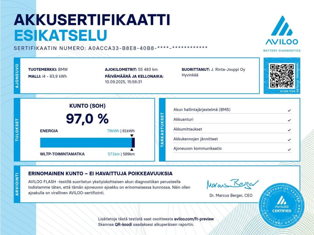 BMW i4 M50 2023 Vihreä
