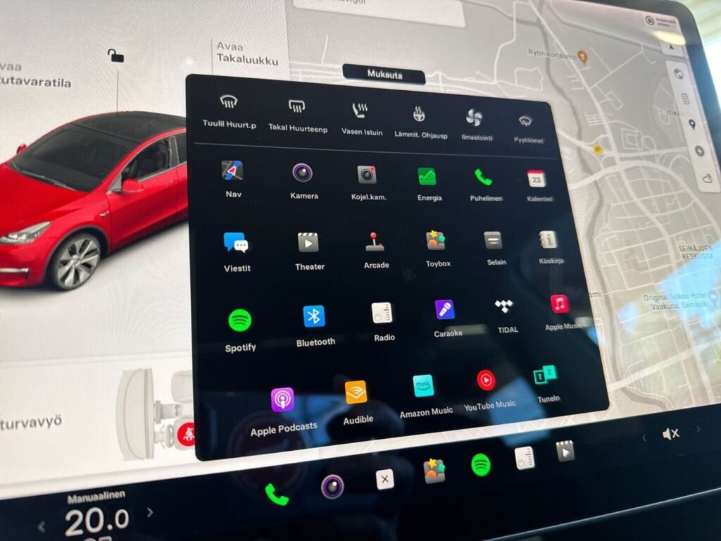 Tesla Model Y 2021 Punainen