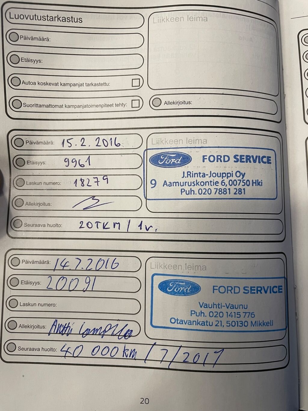 Ford Mondeo 2015 Punainen