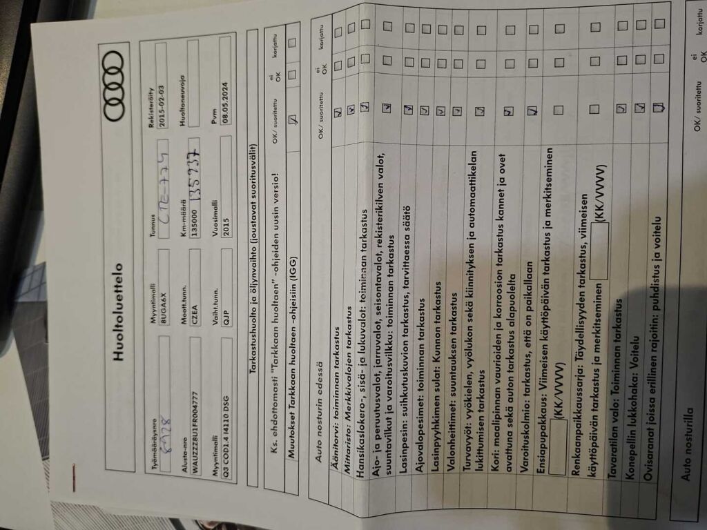 Audi Q3 2015 Harmaa