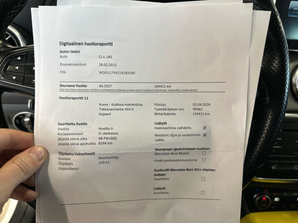 Mercedes-Benz CLA 2015 Valkoinen