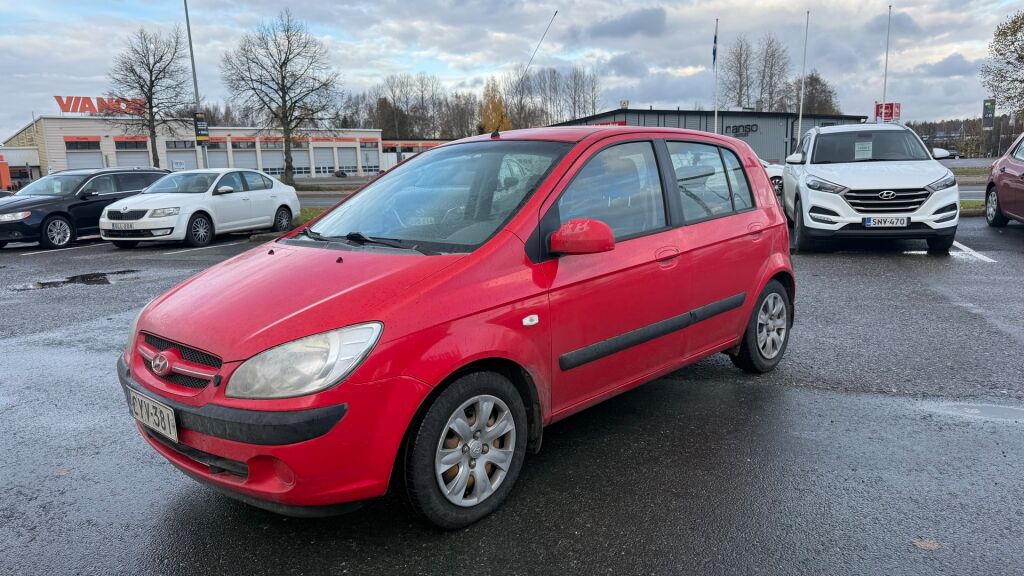 Hyundai Getz 2005 Punainen