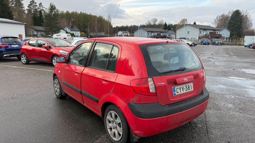 Hyundai Getz 2005 Punainen