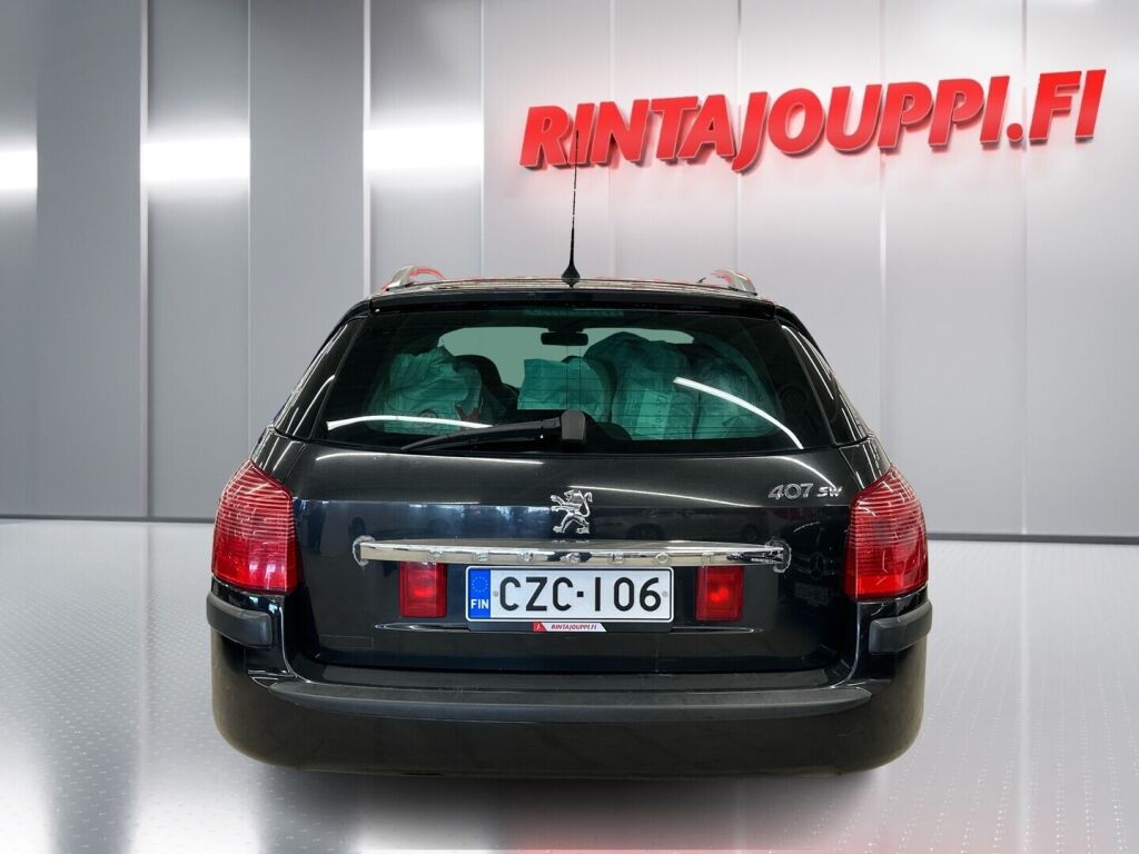 Peugeot 407 2006 Musta