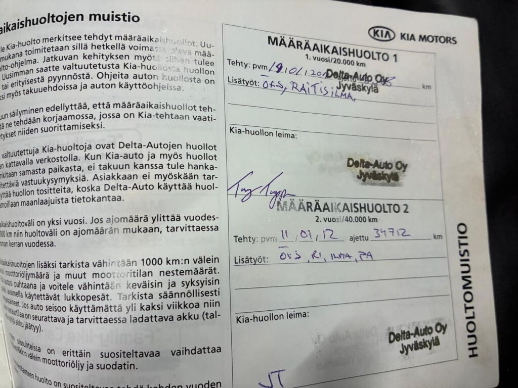 Kia Ceed 2010 Punainen