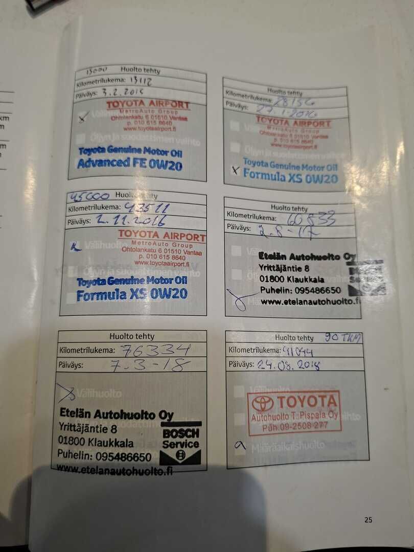 Toyota Auris 2014 Valkoinen