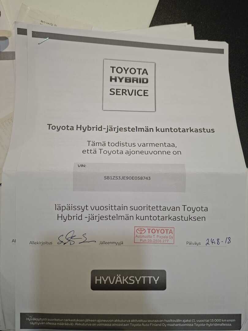 Toyota Auris 2014 Valkoinen