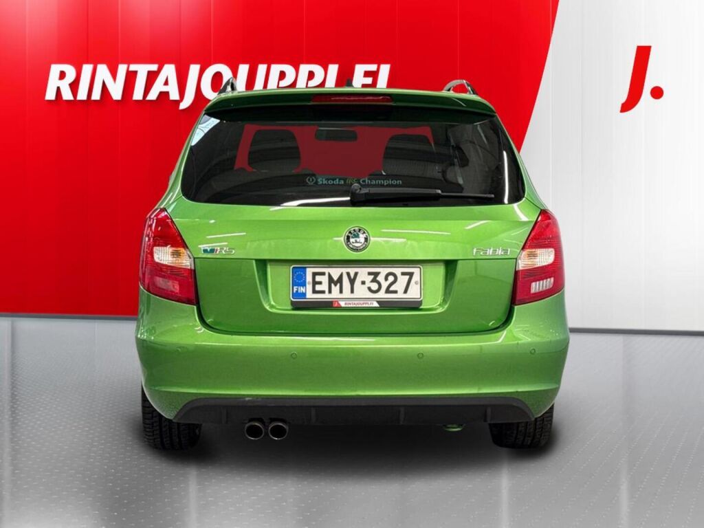 Skoda Fabia 2012 Vihreä