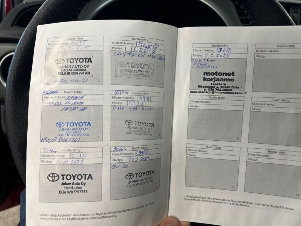 Toyota Yaris 2014 Punainen