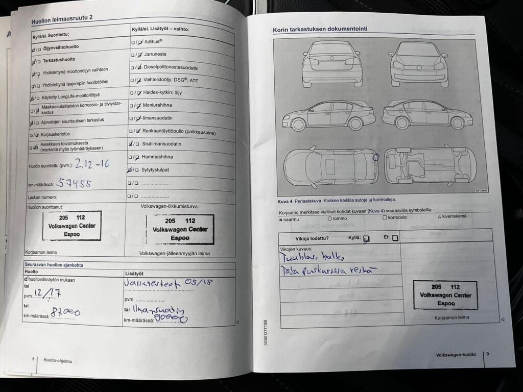 Volkswagen Passat 2015 Valkoinen