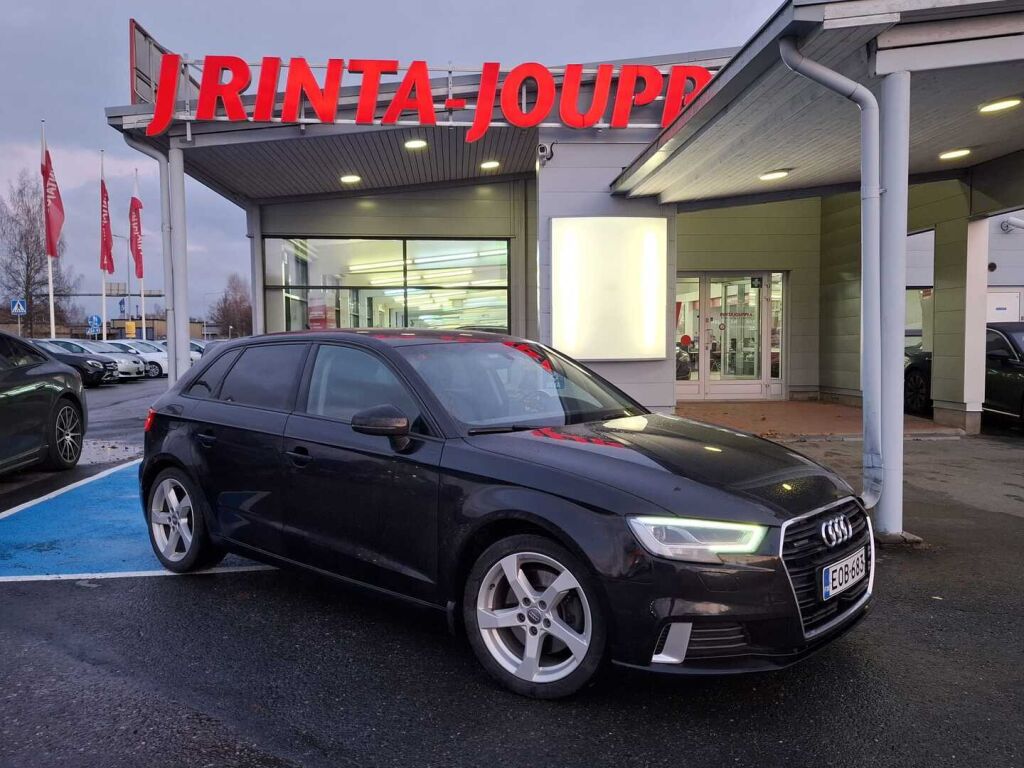 Audi A3 2017 Musta