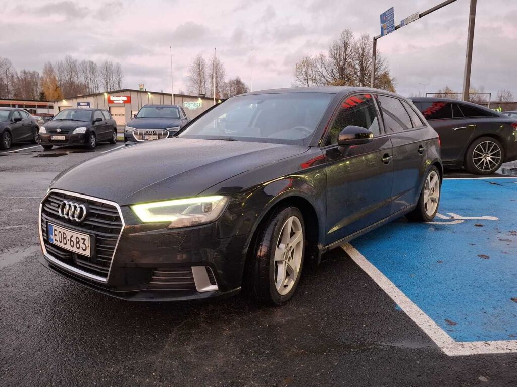 Audi A3 2017 Musta