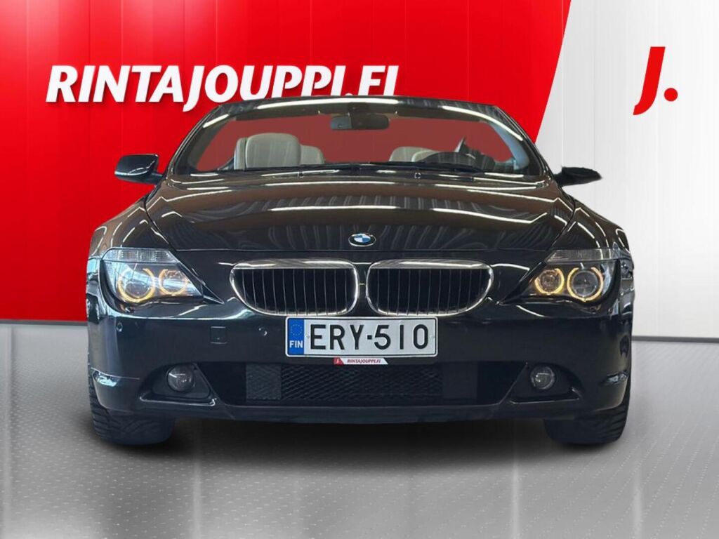 BMW 630 2006 Musta