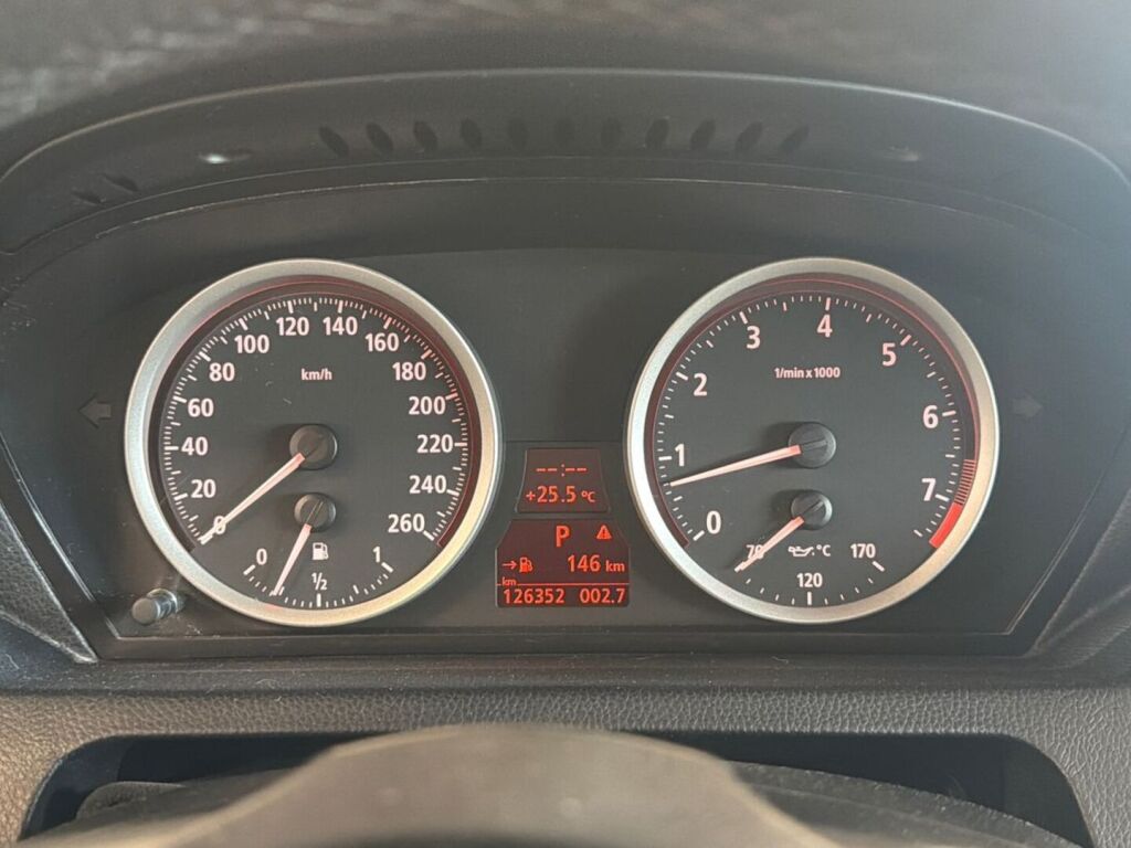 BMW 630 2006 Musta