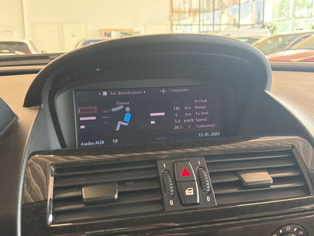 BMW 630 2006 Musta