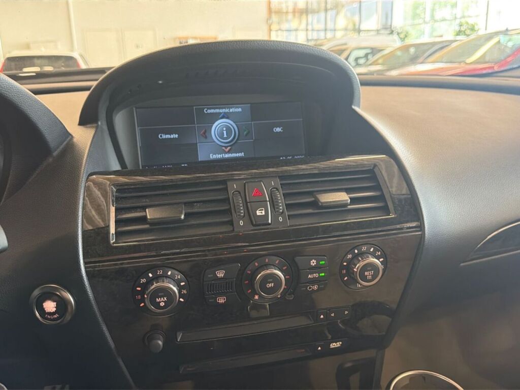 BMW 630 2006 Musta