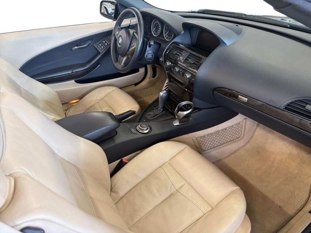 BMW 630 2006 Musta