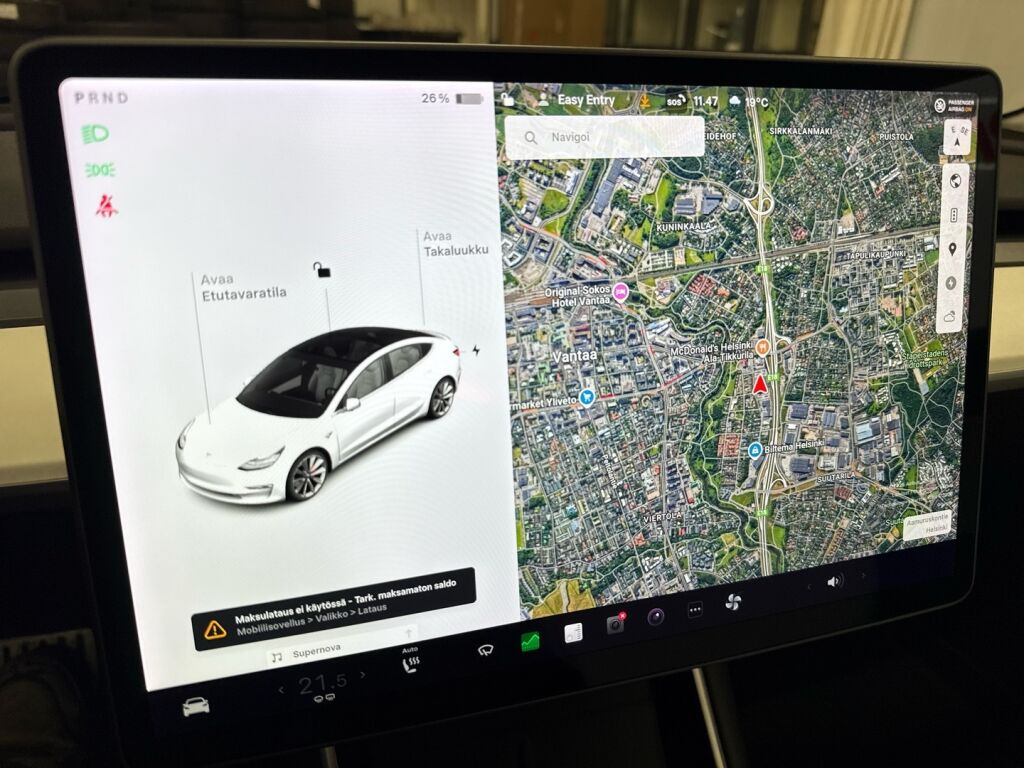 Tesla Model 3 2020 Valkoinen