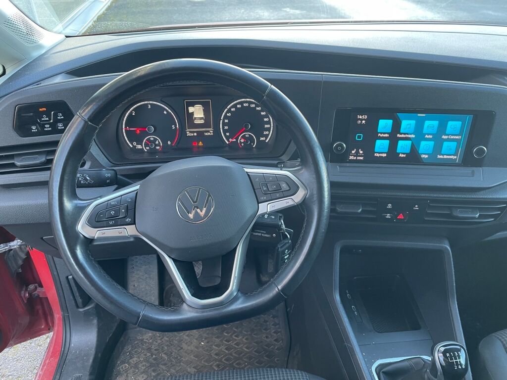 Volkswagen Caddy 2022 Punainen