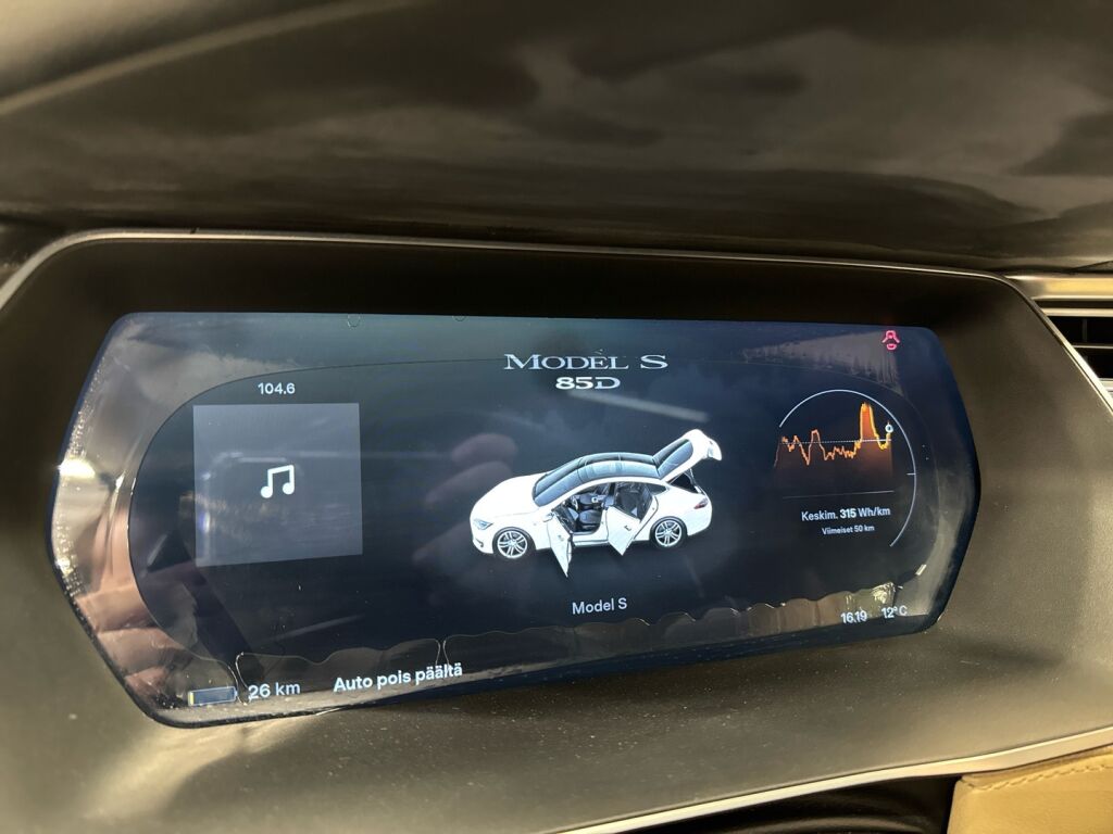 Tesla Model S 2015 Valkoinen