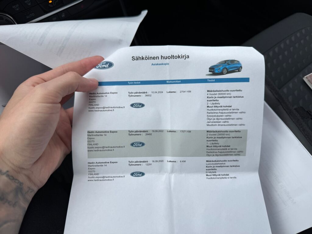 Ford Fiesta 2021 Sininen