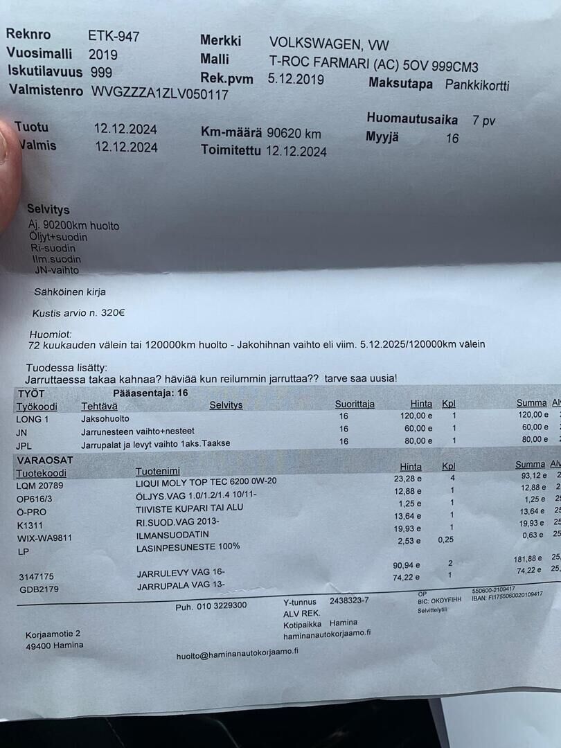 Volkswagen T-Roc 2019 Valkoinen