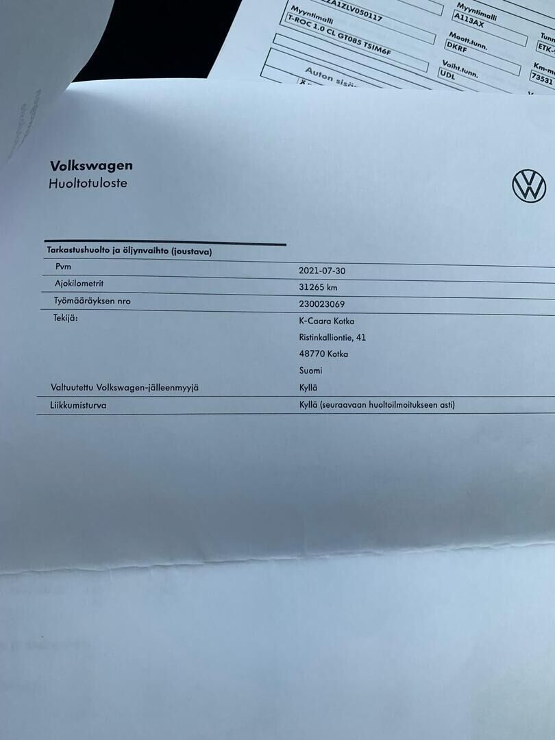 Volkswagen T-Roc 2019 Valkoinen