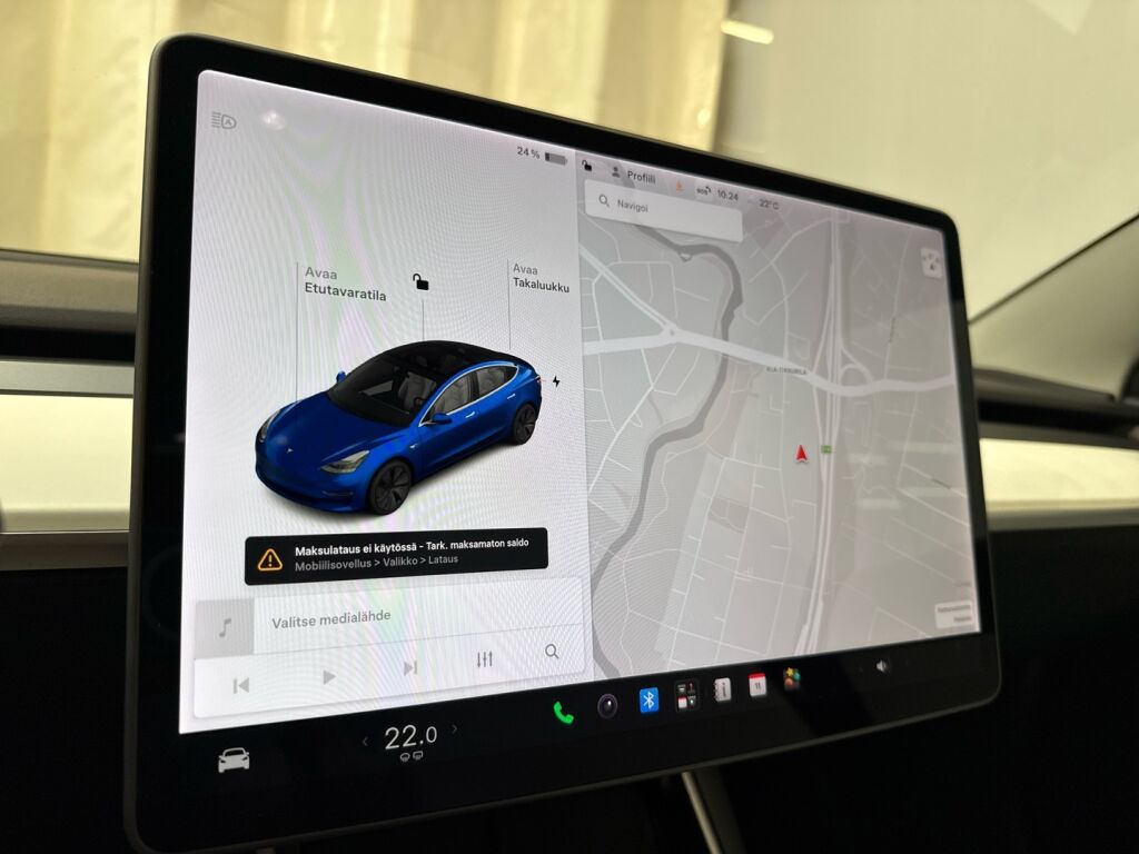 Tesla Model 3 2020 Sininen