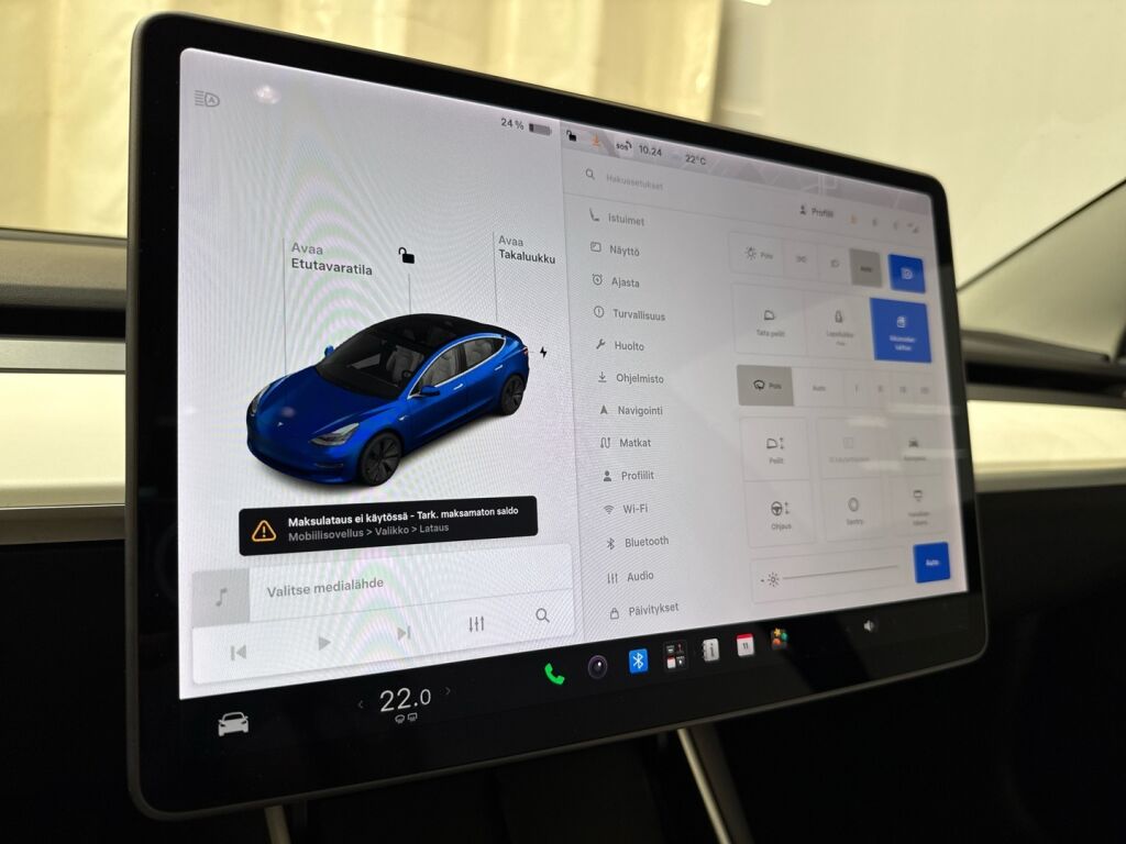 Tesla Model 3 2020 Sininen