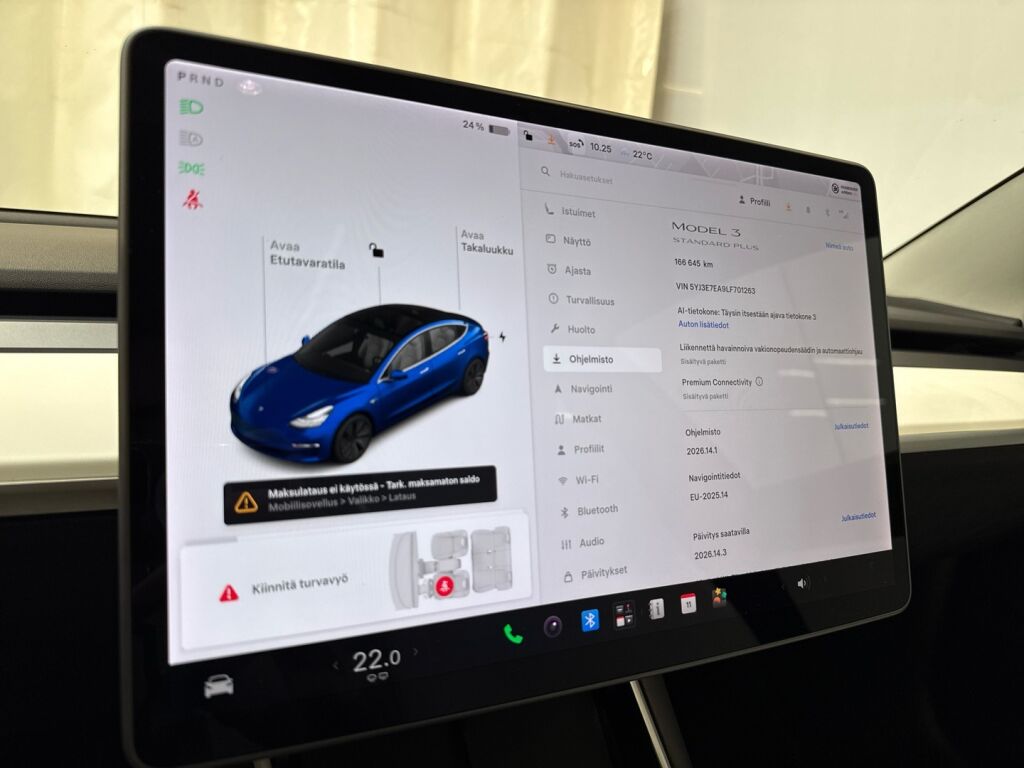 Tesla Model 3 2020 Sininen